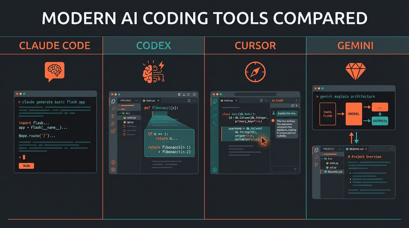 2026 AI 编程工具大横评:Claude Code vs Codex CLI vs Cursor vs Gemini CLI